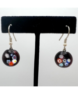 Murano Glass Handcrafted Unique Jewelry, 925 Sterling Silver Millefiori ... - $54.57 CAD