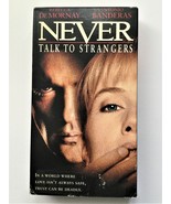 NEVER TALK TO STRANGERS with Antonio Banderas (VHS) 1995 - £2.35 GBP