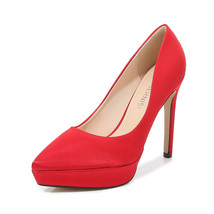 Evening Dress Fashion High Heel Pumps Sexy Pointed Pumps High Heels Large Size w - £44.05 GBP