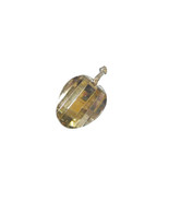 Crystal Pendant, Champagne Crystal, Golden Shadow, Pendant, Faceted Crys... - $19.14 CAD