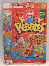 Flintstones 1999 Post Fruity Pebbles Cereal Box Secret Sea Decoder &amp; Poster - $7.95