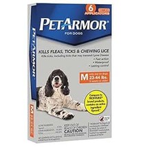 PetArmor Flea Tick Chewing Lice Treatment For Dogs Puppies 23-44 Lbs  - £6.25 GBP