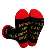 Socks Novelty Me Bring Read Can If Funny You Beer Mens Gift Some Sock Ch... - £5.47 GBP