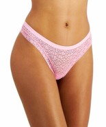 MSRP $15 Jenni Women&#39;s Leopard Lace Thong Pink Size 2XL - $7.92