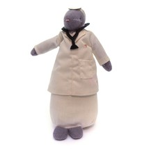 Vintage Russ Plush Animal Mousse Doctor Toy 5&quot; - £5.50 GBP