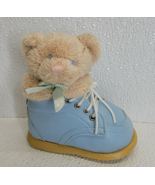 Vintage Russ Berrie Wind Up Music Bear Baby Shoe Musical Lullaby Rockaby... - $38.60