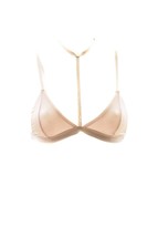 ONE TEASPOON Womens Bralette Elegant Lingerie Bra Basic Beige Size S - £32.79 GBP