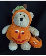 Starbucks Bearista Bear Plush Trick Treat Pumpkin in Costume 2008 Halloween - $17.83 CAD