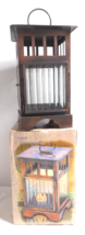 Elegant Expressions 8&quot; Antique Copper Rippled Glass TeaLight Lantern Top... - $19.99