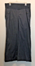 GAP Maternity Demi Panel Pants Size 6 Gray Stretch - $27.21
