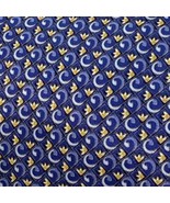 TINO COSMA Men&#39;s 100% Silk Necktie ITALY Vintage Designer Blue Gold Yellow - $40.73 CAD