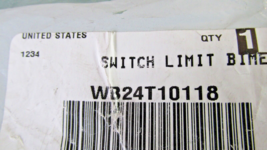 Ge Oven / Range - BI-METAL Limit Switch - Oem Part No. WB24T10118 - Nip! - £13.49 GBP