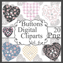 Buttons Digital Cliparts Vol. 6 - £0.99 GBP
