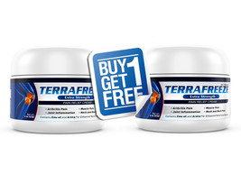 Buy 1 Get 1 FREE Terrafreeze Pain Relief Cream 2oz for Arthritis, Joint, Muscle  - £27.83 GBP