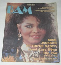 JANET JACKSON BAM MAGAZINE VINTAGE 1986 - £23.59 GBP