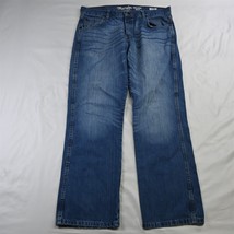 Wrangler Retro 36 x 32 Relaxed Boot Cut Light Wash 100% Cotton Denim Men... - $29.99