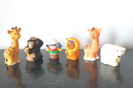 Fisher Price Little People Lot 5 Zoo Circus Animals Replacement +Zookeeper Sonja - £9.34 GBP