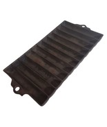 Vintage Cast Iron Bread or Lady Finger Pan Unmarked Unbranded 14&quot; x 6 3/... - $1,102.77 MXN