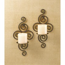 Scrollwork Candle Sconces - £28.77 GBP