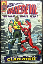 DAREDEVIL# 18 July 1966 (7.5 VF-) 1st Gladiator/ Origin John Romita Cvr/Art KEY - £207.35 GBP