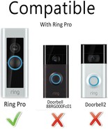Doorbell Bracket Angle Mount for Ring Video Doorbell Pro 20/30/40 Degree - £15.81 GBP