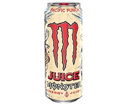 Juice Monster Energy, Pacific Punch, 16 Ounce Cans Pack of 6 - $24.99