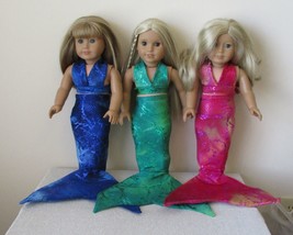 Mermaid Tails for the American Girl or any other 18” Doll - Light &amp; Shadows - $18.25