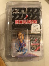 NHLPA  Headliners Jeremy Roenick Signed Auto Chicago Blackhawks Action Figure  - £237.46 GBP