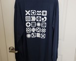 OluKai Hawaii Men&#39;s Navy Blue Long Sleeve Graphic Tee T-Shirt XL NWOT Nu... - $24.74