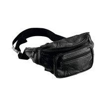 Italian Mosaic Genuine Lambskin Leather Belt Bag Hip Bag Fanny Pack Waist Travel - £17.58 GBP