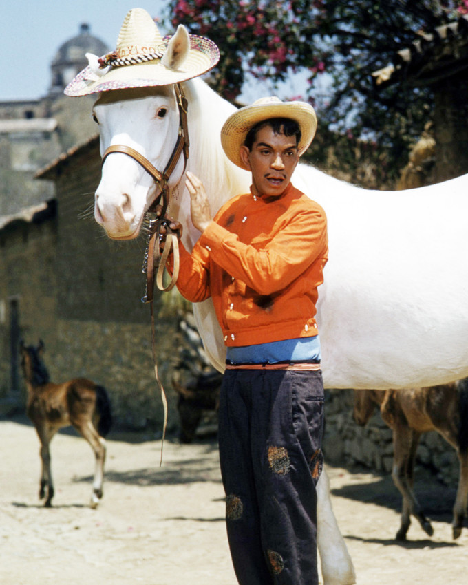 Cantinflas 16x20 Poster with horse