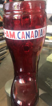 Molson I Am Canadian Red Glass Wellington Boot Mug Stein 32 Oz Beer 2 Lbs Canada - £8.29 GBP