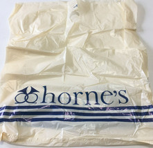 Vintage defunct Horne&#39;s department store plastic shopping bag movie phot... - $19.75