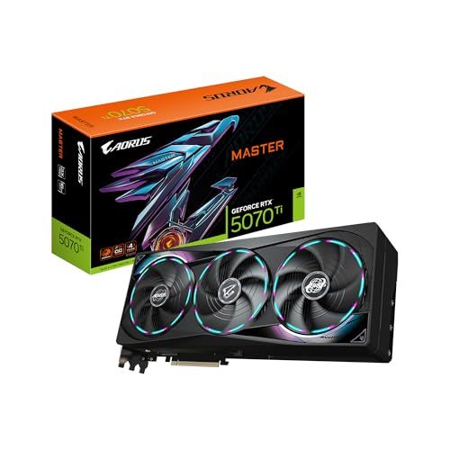 GIGABYTE GeForce RTX 5070 Ti WINDFORCE OC SFF 16G Graphics Card, 16GB 25... - $969.96