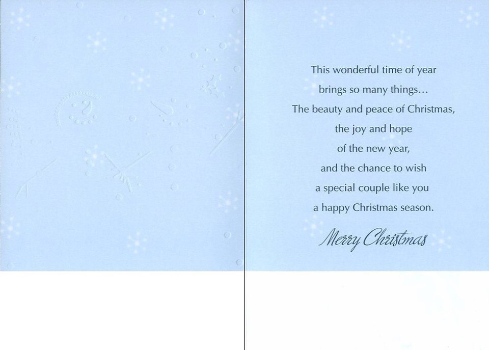 Thinking of A Special Couple At Christmas - Christmas Greeting Card - 94125 Item image 2