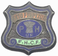 FHCF Vintage Pin Badge Screw Back Vintage Patron Of Husbandry - £9.44 GBP