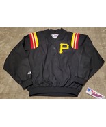 Pittsburgh Pirates Quarter-Zip Pullover AUTHENTIC Majestic MLB Collection M NWT - $97.23