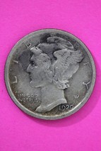 1920 S Mercury Winged Liberty Dime Semi Key Date Exact Same Coin In Pics 87 - $18.63