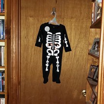 Celebrate Halloween Sleep &amp; Play Skeleton Footed One Piece - $11.43