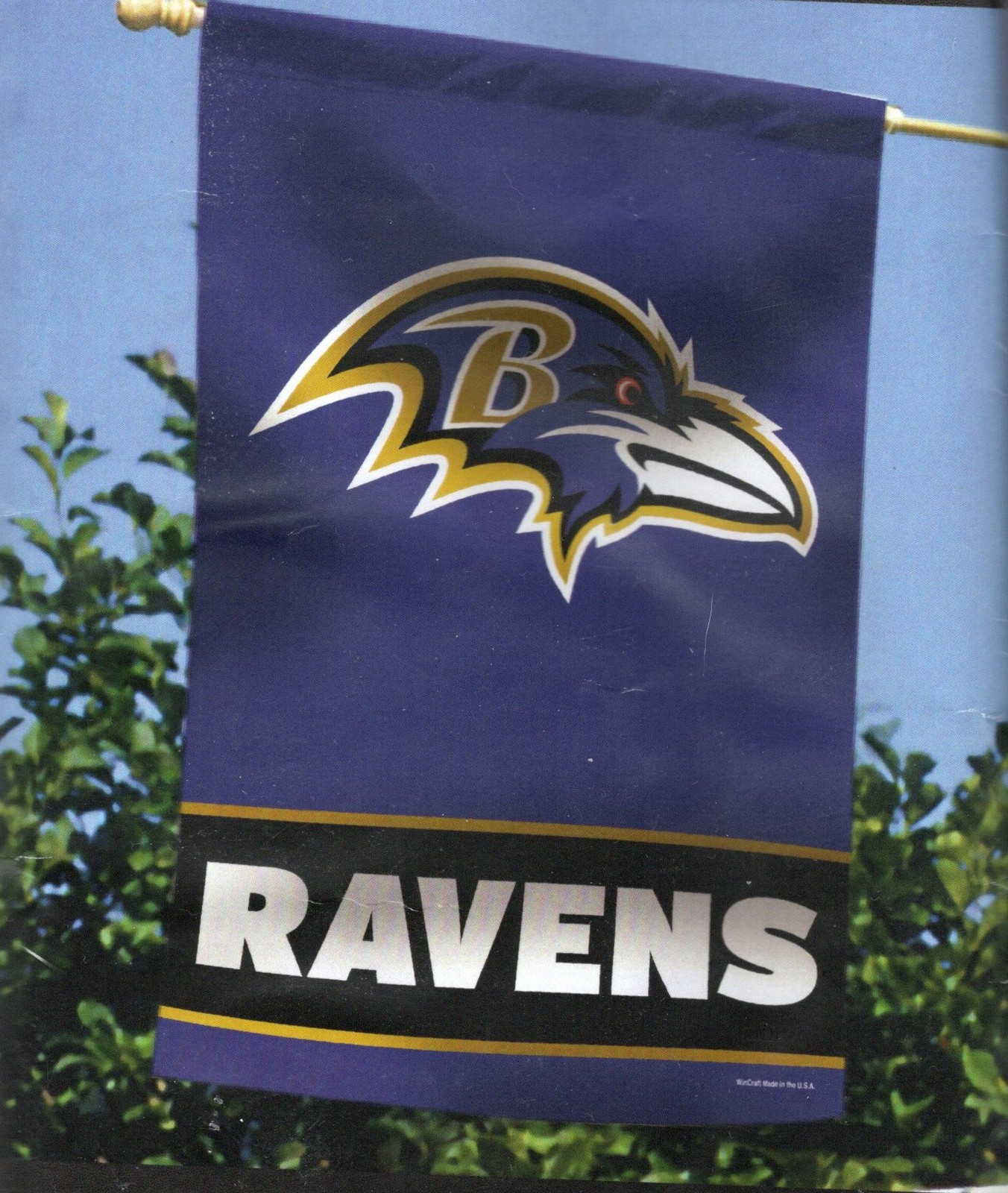Baltimore Ravens Vertical Banner Flag , 27'' x 37''- Purple - $24.00