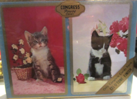 Vintage Congress  Playing Cards Kittens SEALED - £17.20 GBP