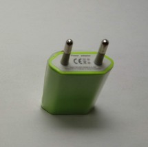Brand New European Usb Travel/Wall Green Charger - £1.59 GBP