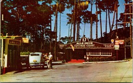 Vtg Chrome Postcard Pacific Grove California CA 17 Mile Drive Cottage Court UNP - £5.93 GBP