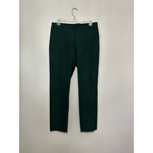 Adrianna Papell Womens Skinny Pants Dark Green Mid Rise Pull On Stretch 8 New - £22.16 GBP