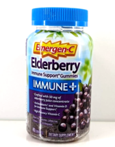 Emergen-C Elderberry Juice Concentrate Immune Support 45 Chewable Gummies 2/2024 - £7.90 GBP