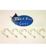 Almost Alive Lures Weighted Circle Hook White Package of 5, 1-3/4 oz Tro... - £11.74 GBP