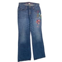 Justice Premium Denim Girls Size 16 Reg Bootcut Jeans Lowfit Embroidered... - $14.84
