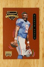 STEVE McNAIR 1996 Playoff Contenders Genuine Leather #44 NFL Oilers Titans - $4.94