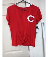 New Era Cincinnati Reds Shirt, Size Large Red 030boxEae - £12.48 GBP