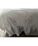 Simply Shabby Chic Twin Size  White  Bedskirt - $19.54